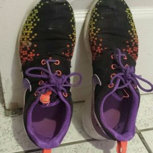 Some colorful outgoing nike sport shoes